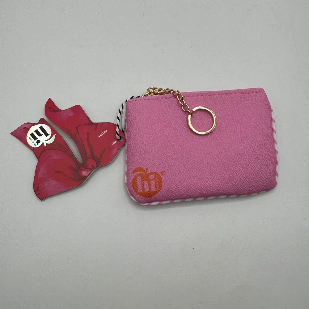 Peach Layne Needlepoint Pouch Womens OS Pink Orange Too Much Of A Good Thing